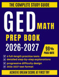 GED Math Prep Book 2026-2027: Comprehensive Strategies, Step-by-Step Review, and 6 Full-Length Practice Tests