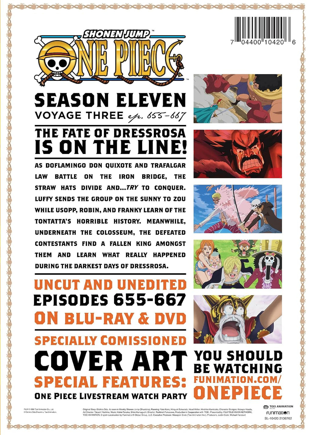 One Piece - Season 11 Voyage 3 - Blu-ray & DVD
