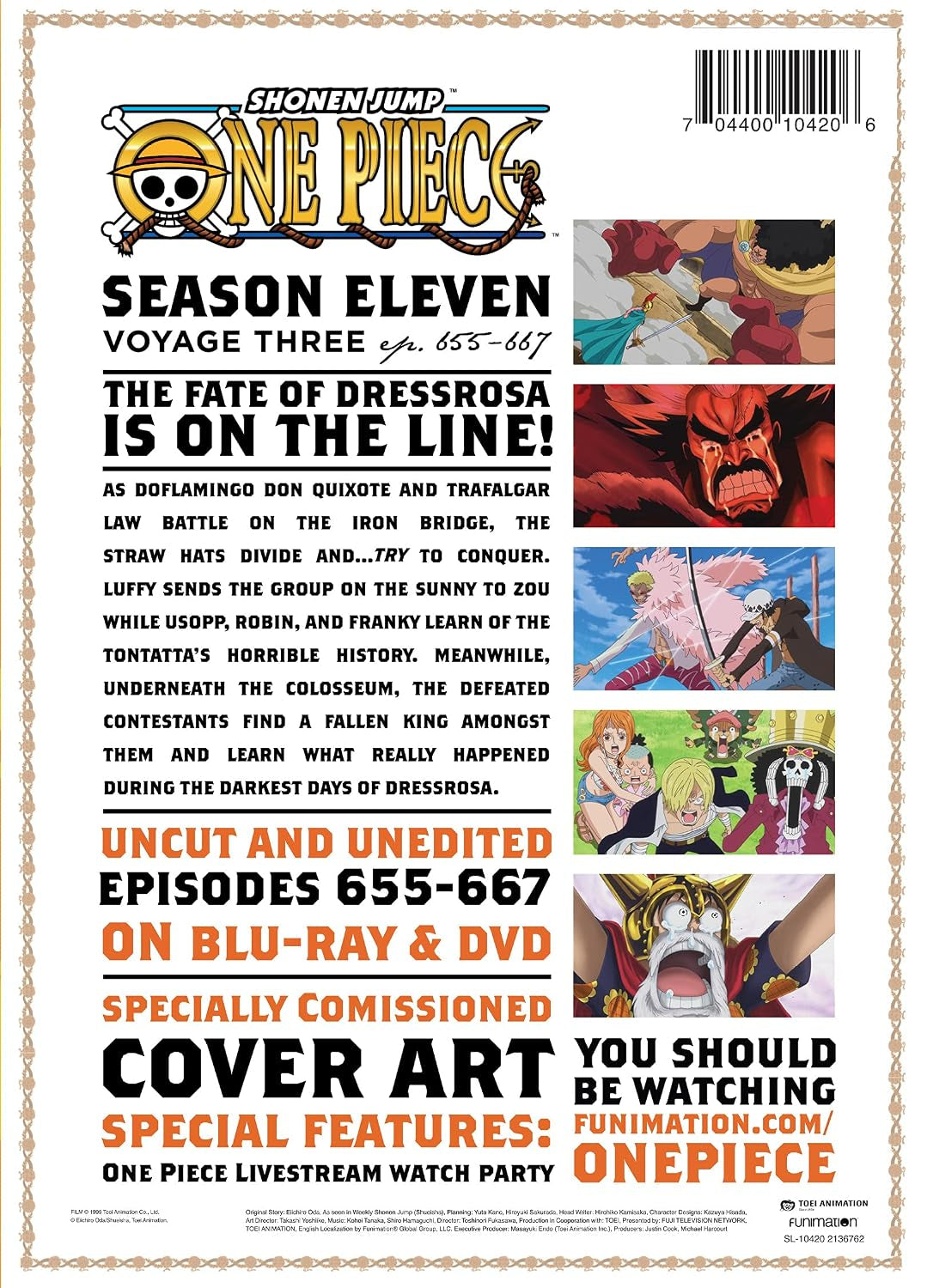 One Piece - Season 11 Voyage 3 - Blu-ray & DVD