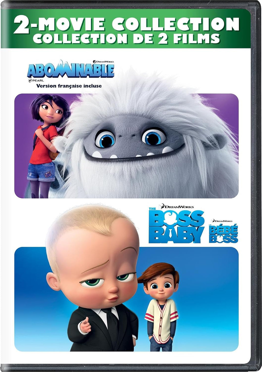 Abominable / The Boss Baby / Le Bebe Boss: 2 Movie Collection