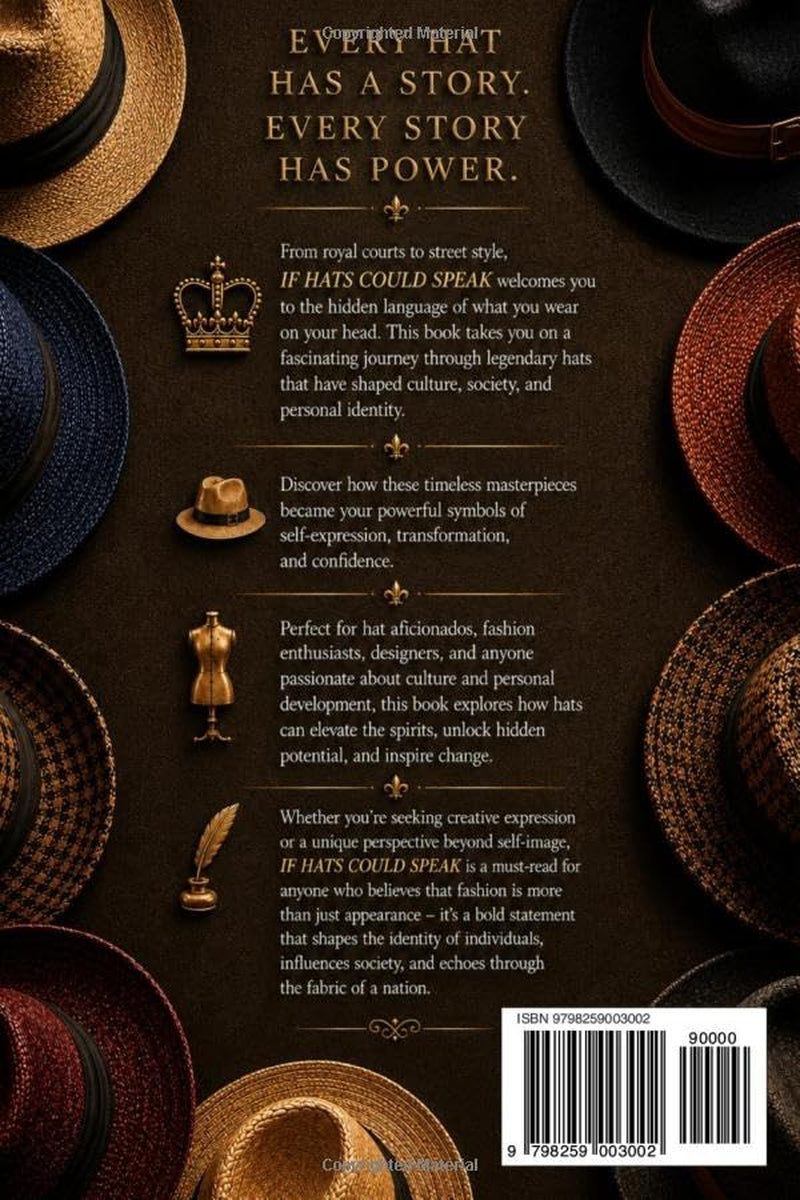 If HATS Could Speak: Uncover the Stories of Iconic Hats to Uplift Your Mood, Unlock Your Power, and Unleash Your Confidence