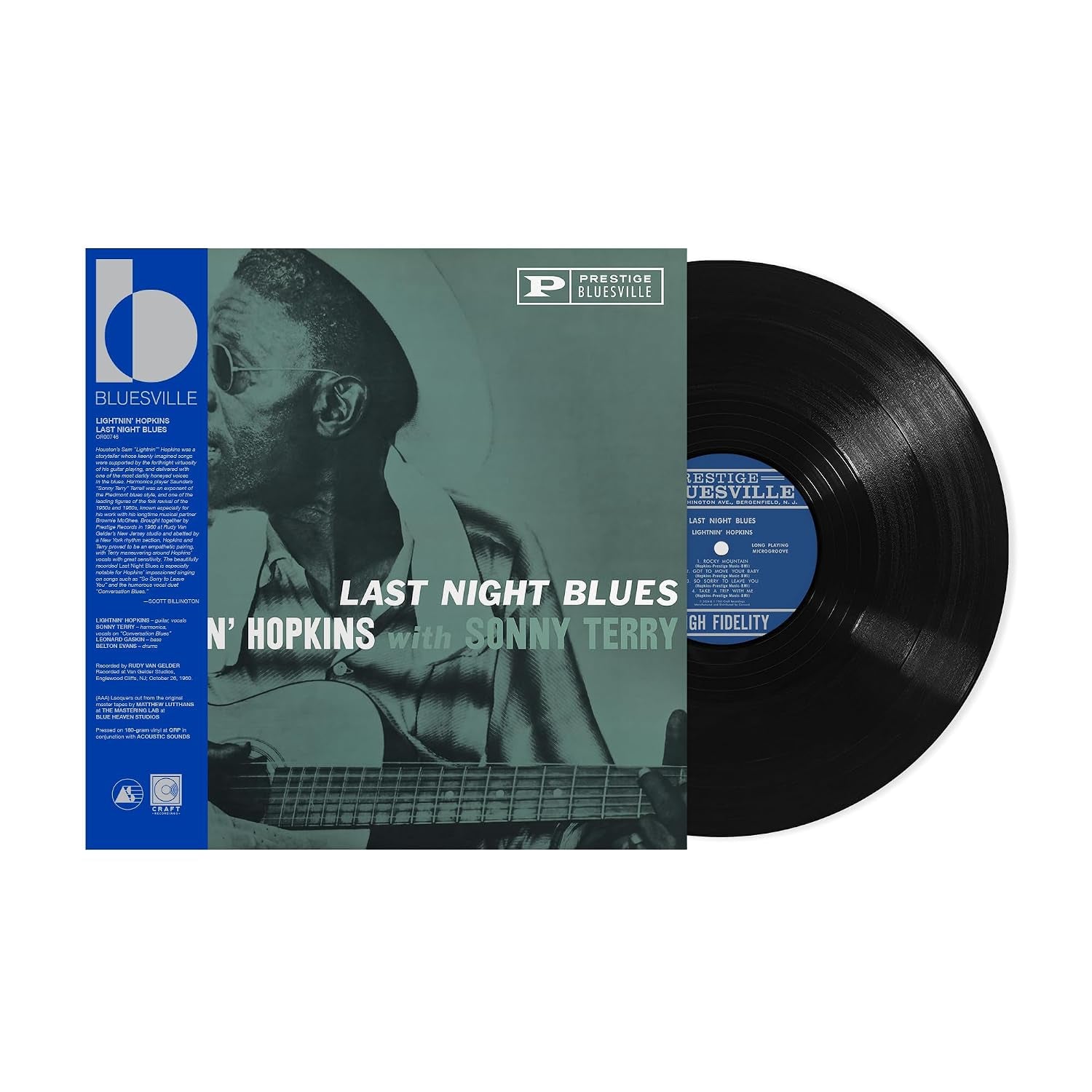 Last Night Blues (Bluesville Acoustic Sounds Series) [LP]