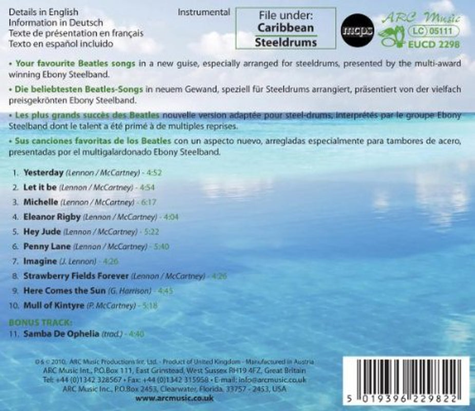 Popular Beatles Songs: Caribbean Steelgrums - The Ultimate Chill-Out Album