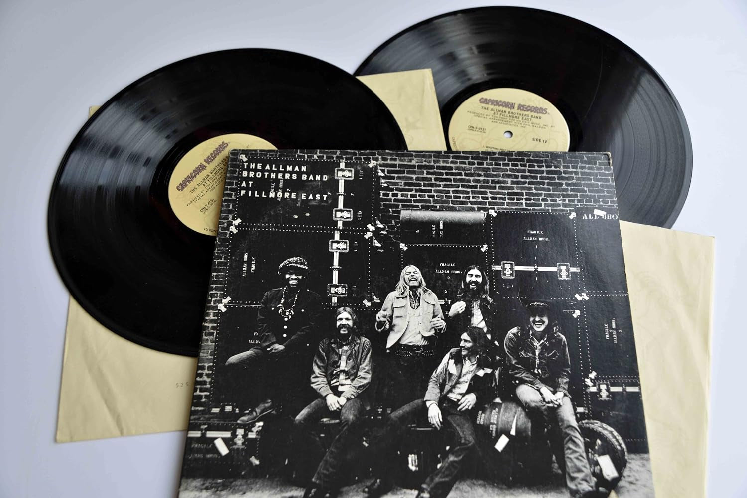 The Allman Brothers Live At Fillmore East. Original 1971 gatefold double LP. ...