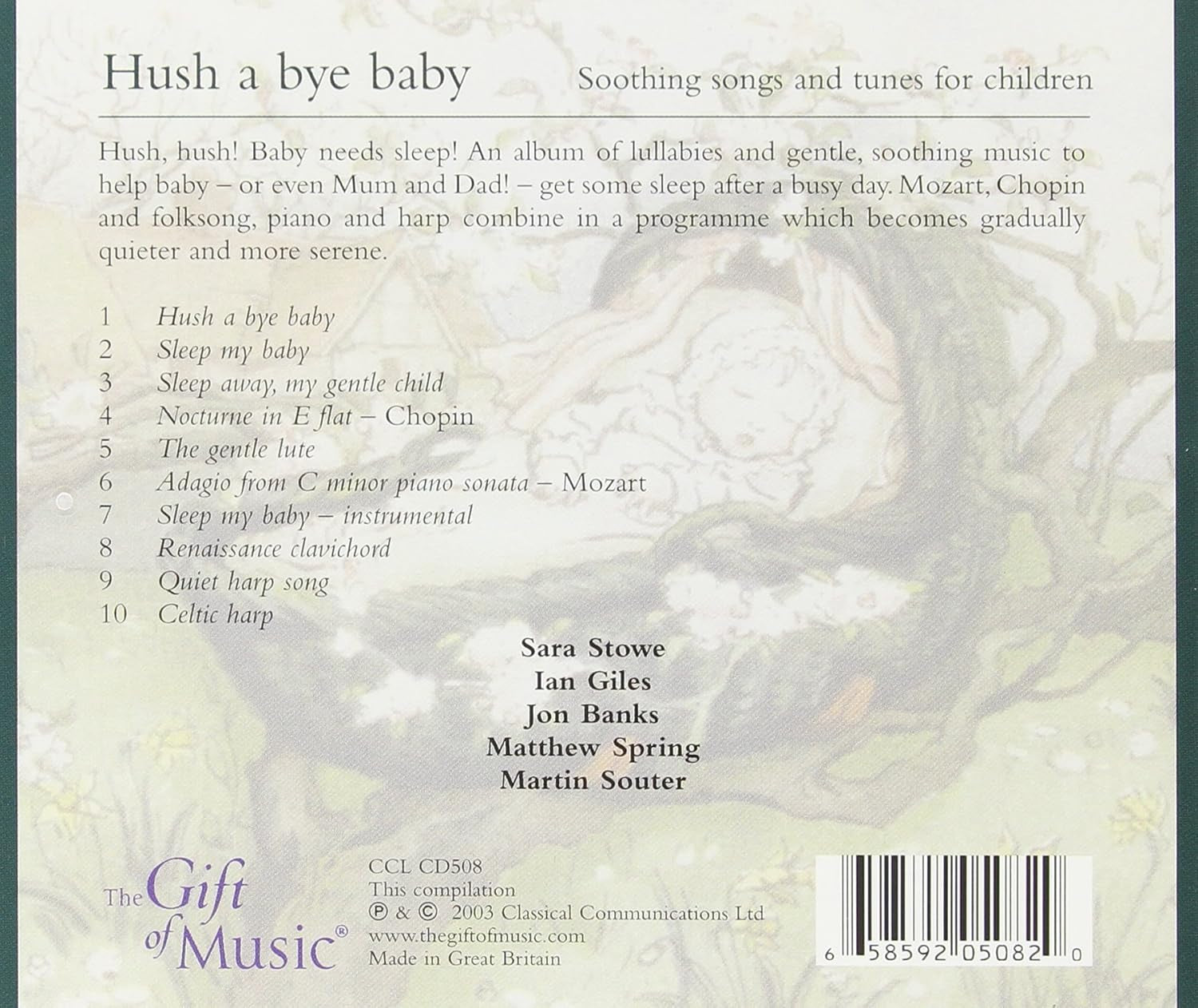 Hush a Bye Baby, Soothing Songs and Tunes for Children