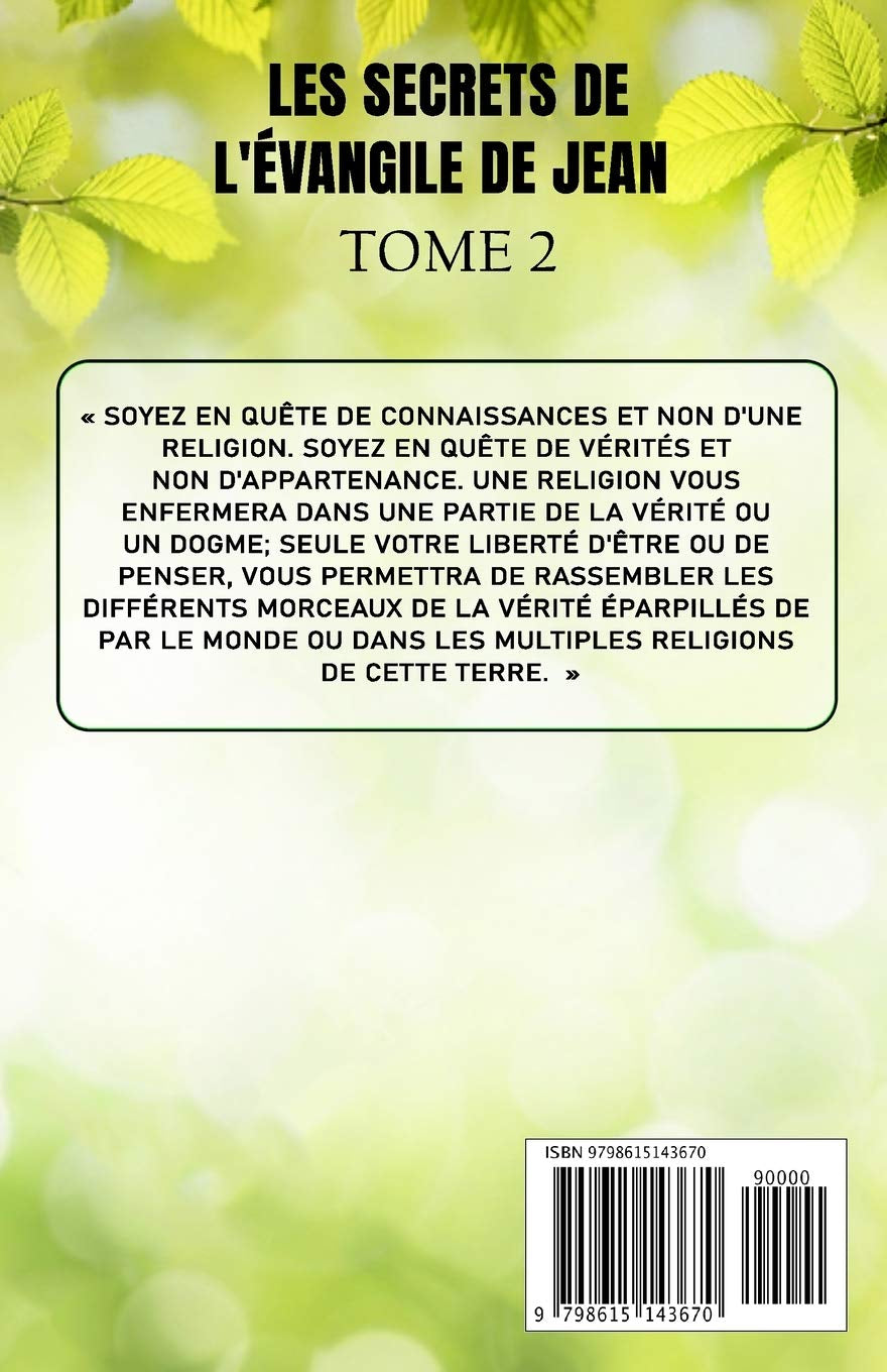 Les Secrets de l'évangile de Jean Tome 2 (French Edition)