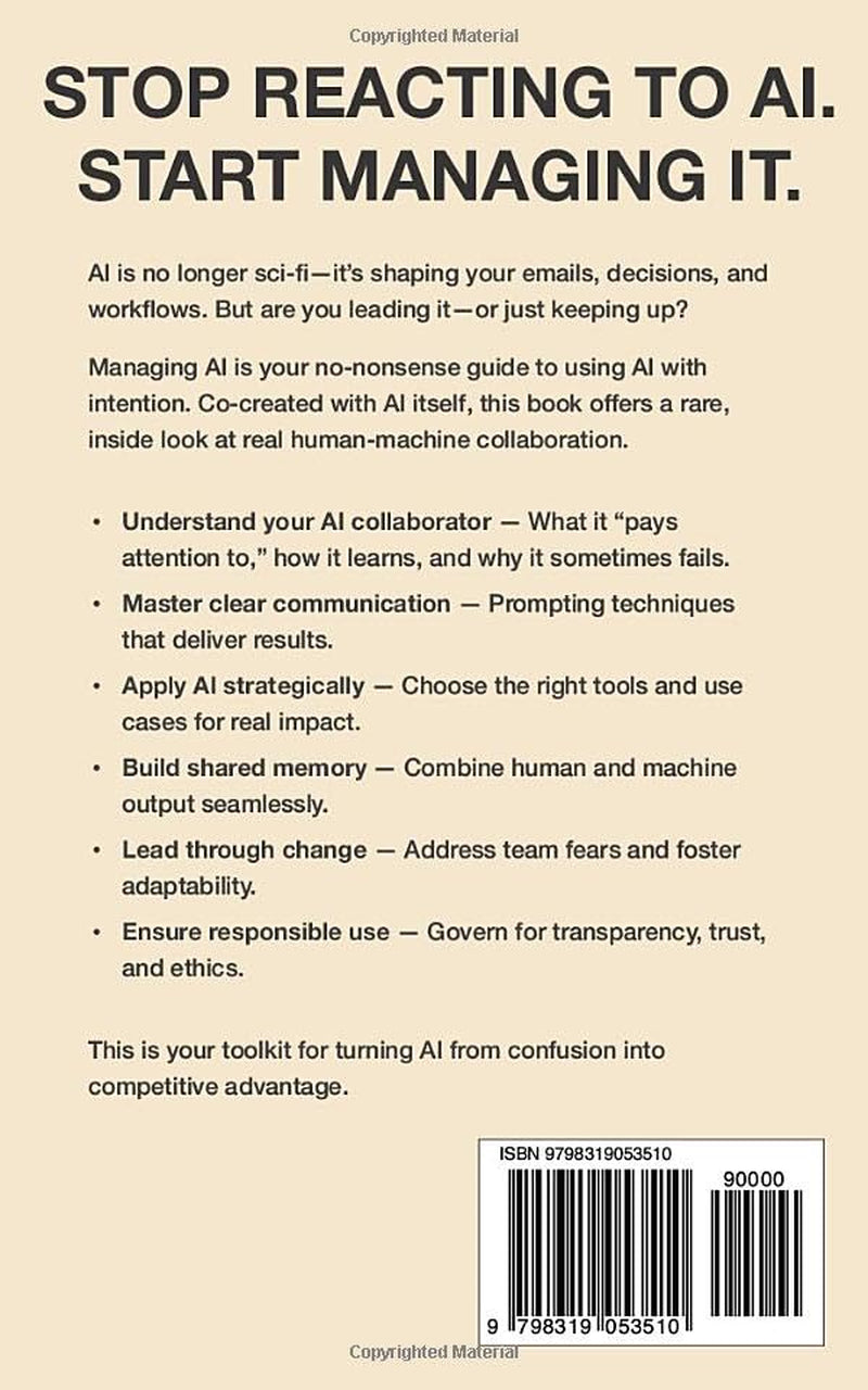 Managing AI: A Practical Guide to Applying Artificial Intelligence