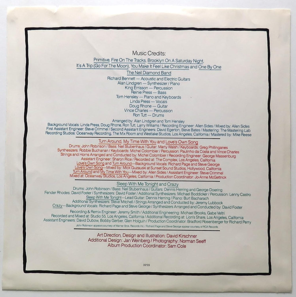 NEIL DIAMOND PRIMITIVE record
