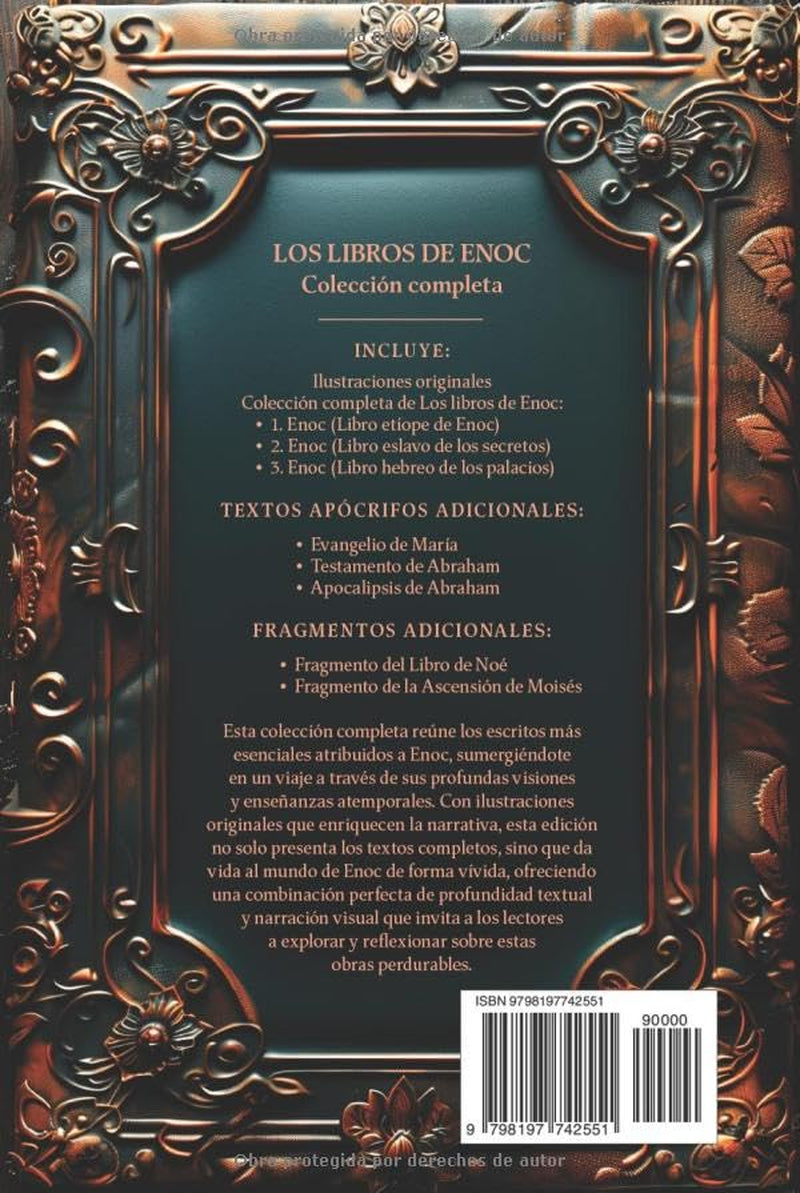 Los Libros de Enoc: Colección Completa Con 1 Enoc, 2 Enoc, 3 Enoc, Ilustraciones Originales y Textos Apócrifos Adicionales (Ilustrado) (Spanish Edition)