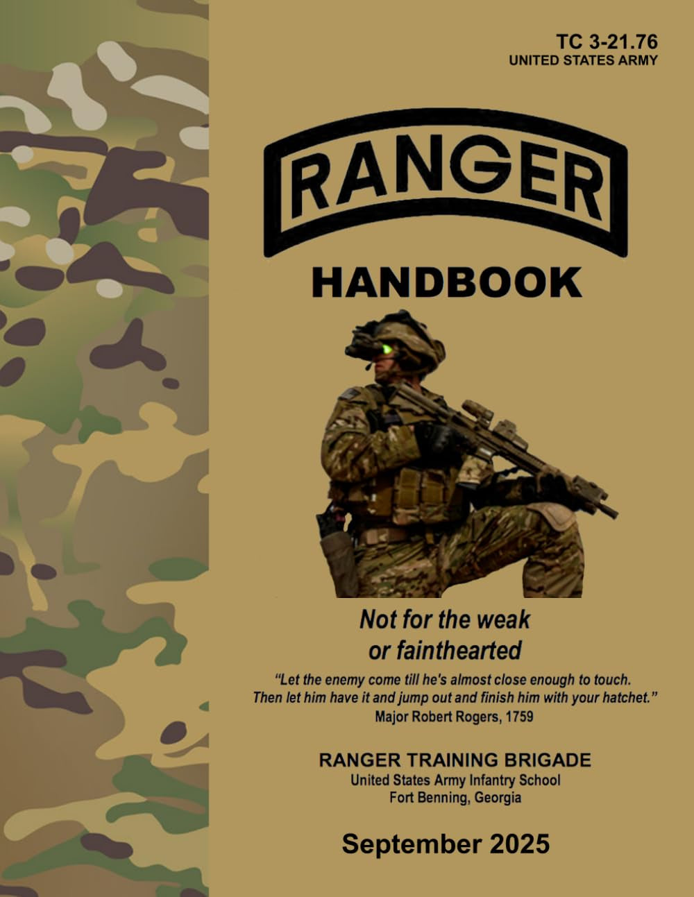 Ranger Handbook: TC 3.21-76, Sept 2025 Edition