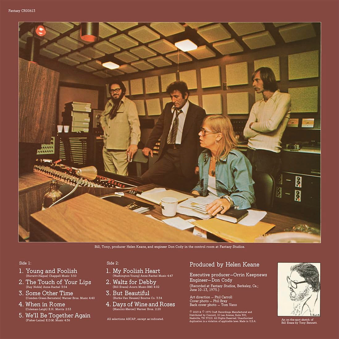 The Tony Bennett Bill Evans Album (Original Jazz Classics Series)[LP]