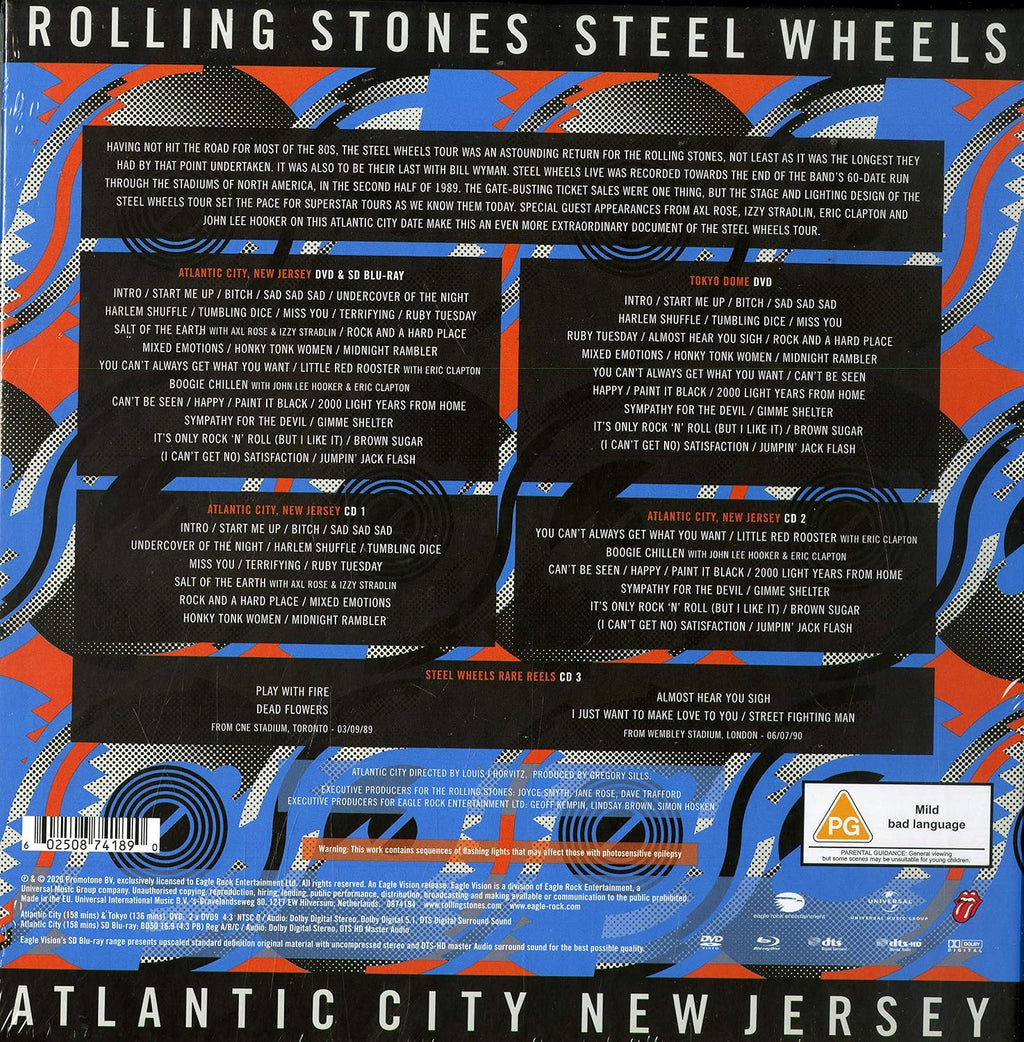 Steel Wheels Live From Atlantic City, NJ, 1989 Deluxe