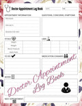 Doctor Appointment Log Book: Doctor, Physician, Medical Appointment Book, Journal, Planner