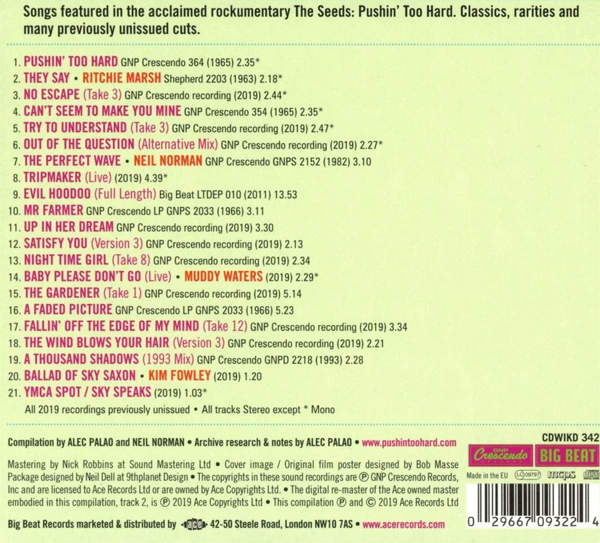 Pushin Too Hard Original Soundtrack