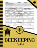 Beekeeping Log Book: Tracking Beehive Inspections, Maintenance, and Honey Bee Health for Beekeepers | Large size.