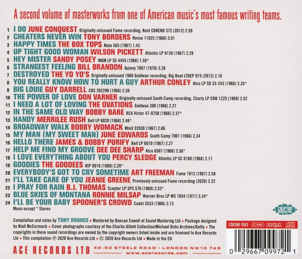 Happy Times - The Songs Of Dan Penn & Spooner Oldham Vol. 2