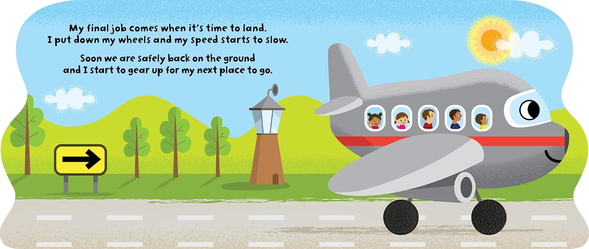 Little Hippo Books Amazing Airplane - Touch and Feel Board Book - Sensory Board Book (Touch & Feel Sensory Board Books for Baby & Toddler Time)
