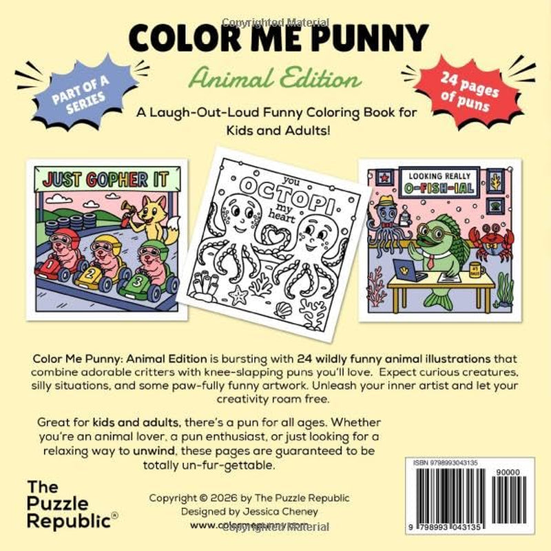 Color Me Punny: Animal Edition