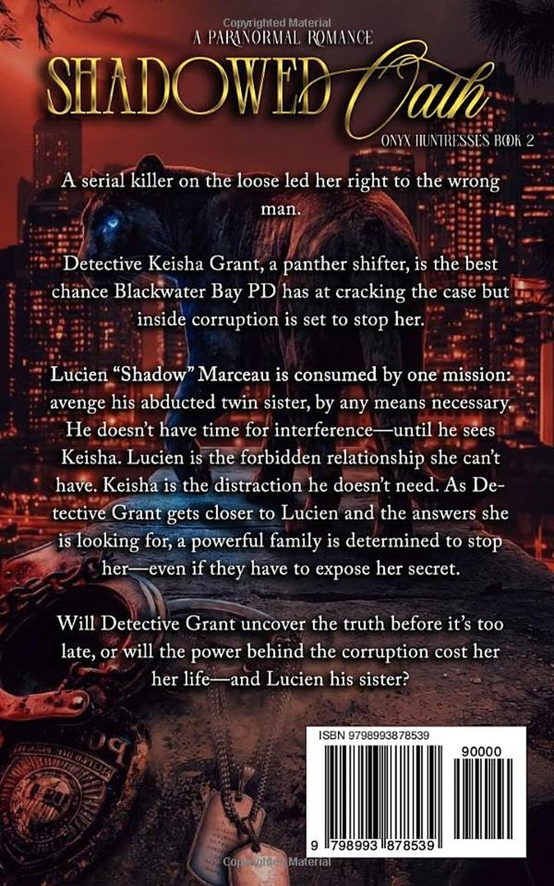 Shadowed Oath: A Paranormal Romance (Onyx Huntresses)