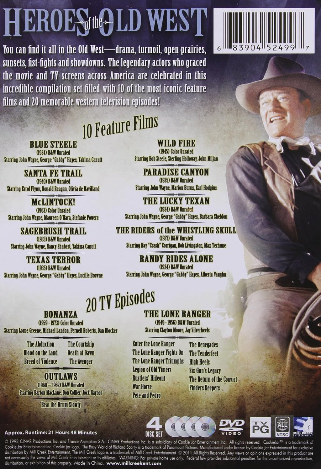 Heroes of the Old West - Tin