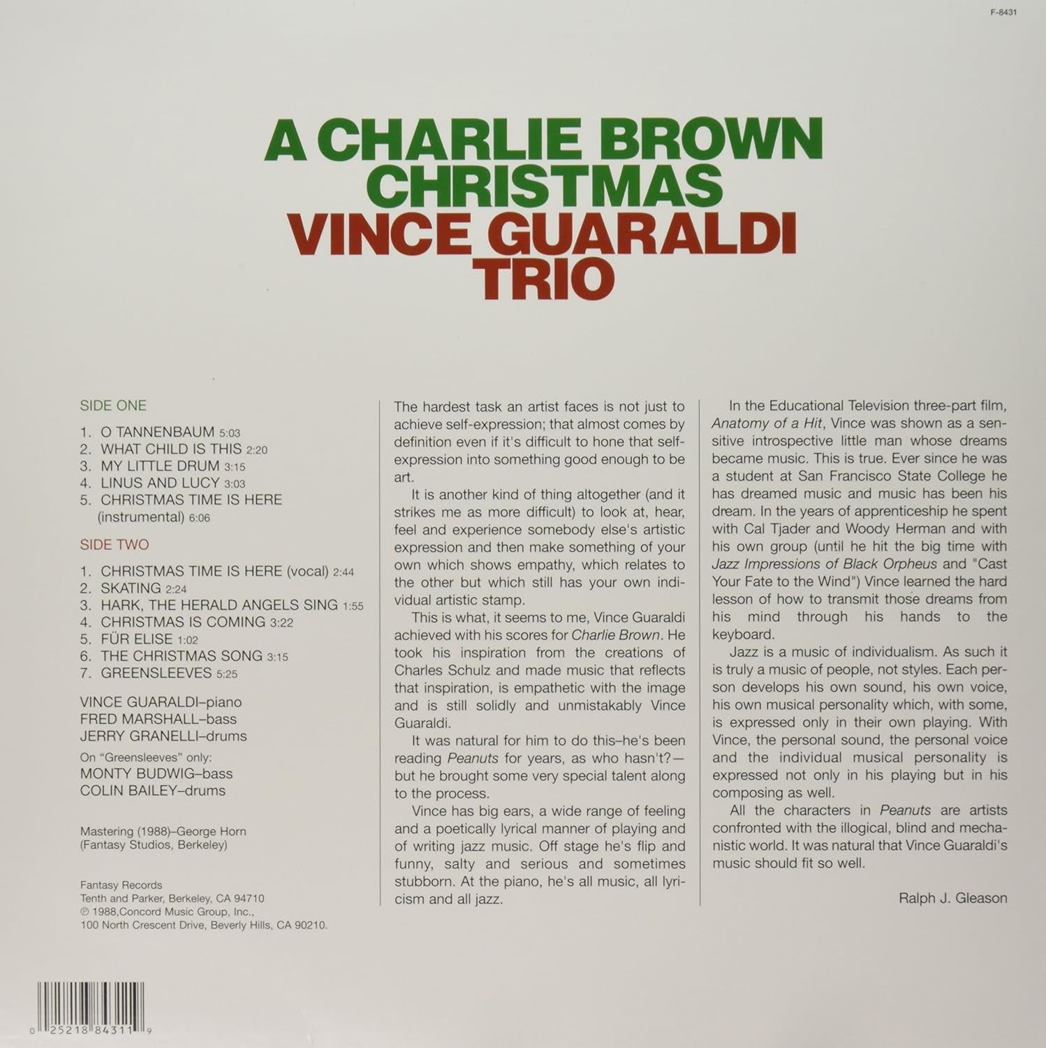 A Charlie Brown Christmas Green