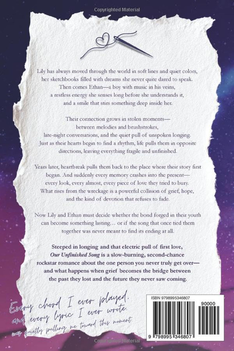 Our Unfinished Song: A Slow Burn Second Chance Rockstar Romance (Stitched by Heartstrings)