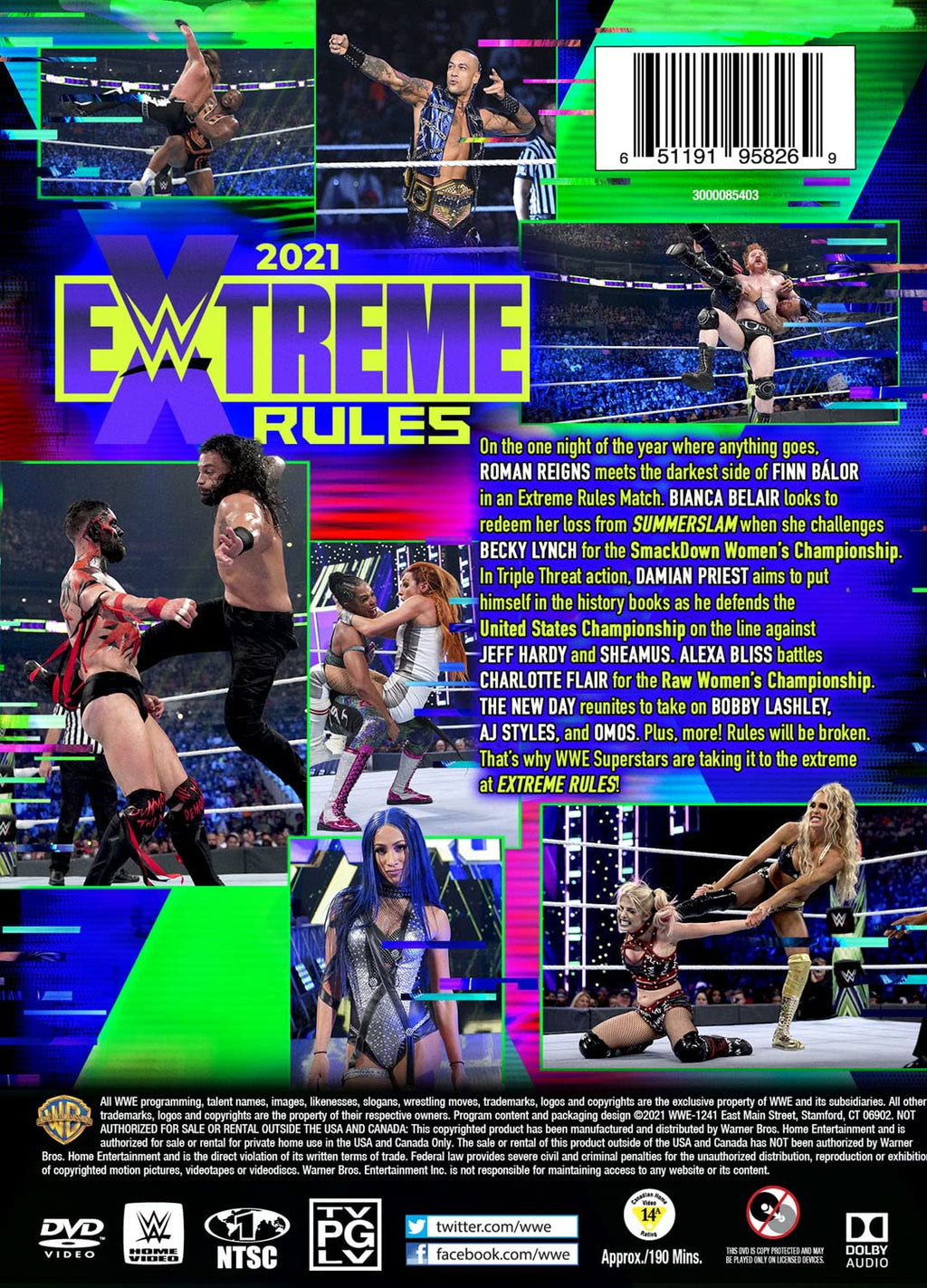 WWE: Extreme Rules 2021 (DVD)