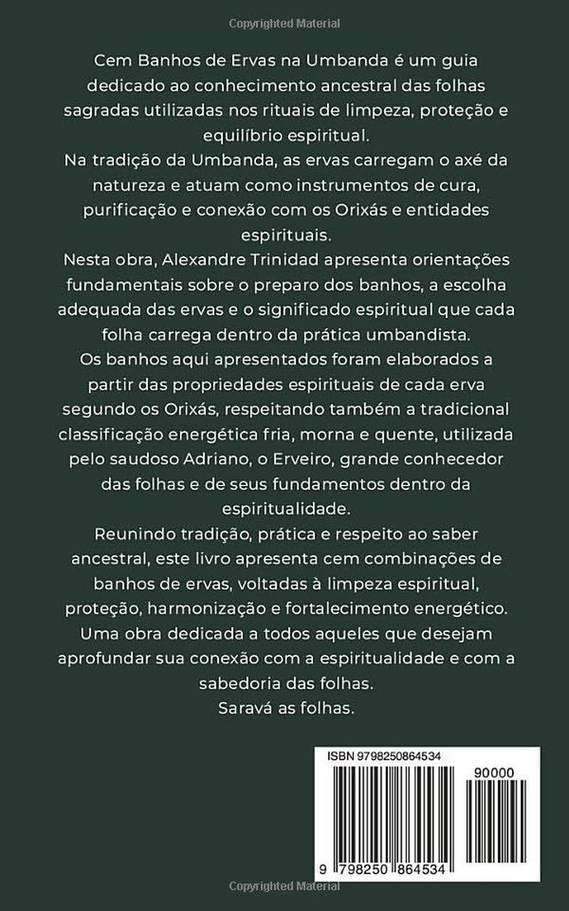 100 Banhos de Ervas na Umbanda (Umbanda: conhecimento e prática) (Portuguese Edition)