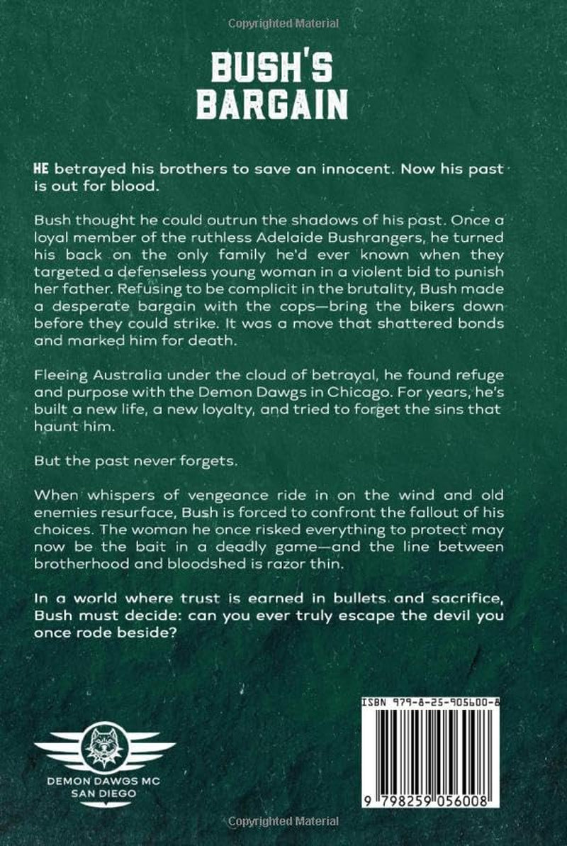 Bush's Bargain: Book Two (Demon Dawgs Motorcycle Club - Chicago 2)