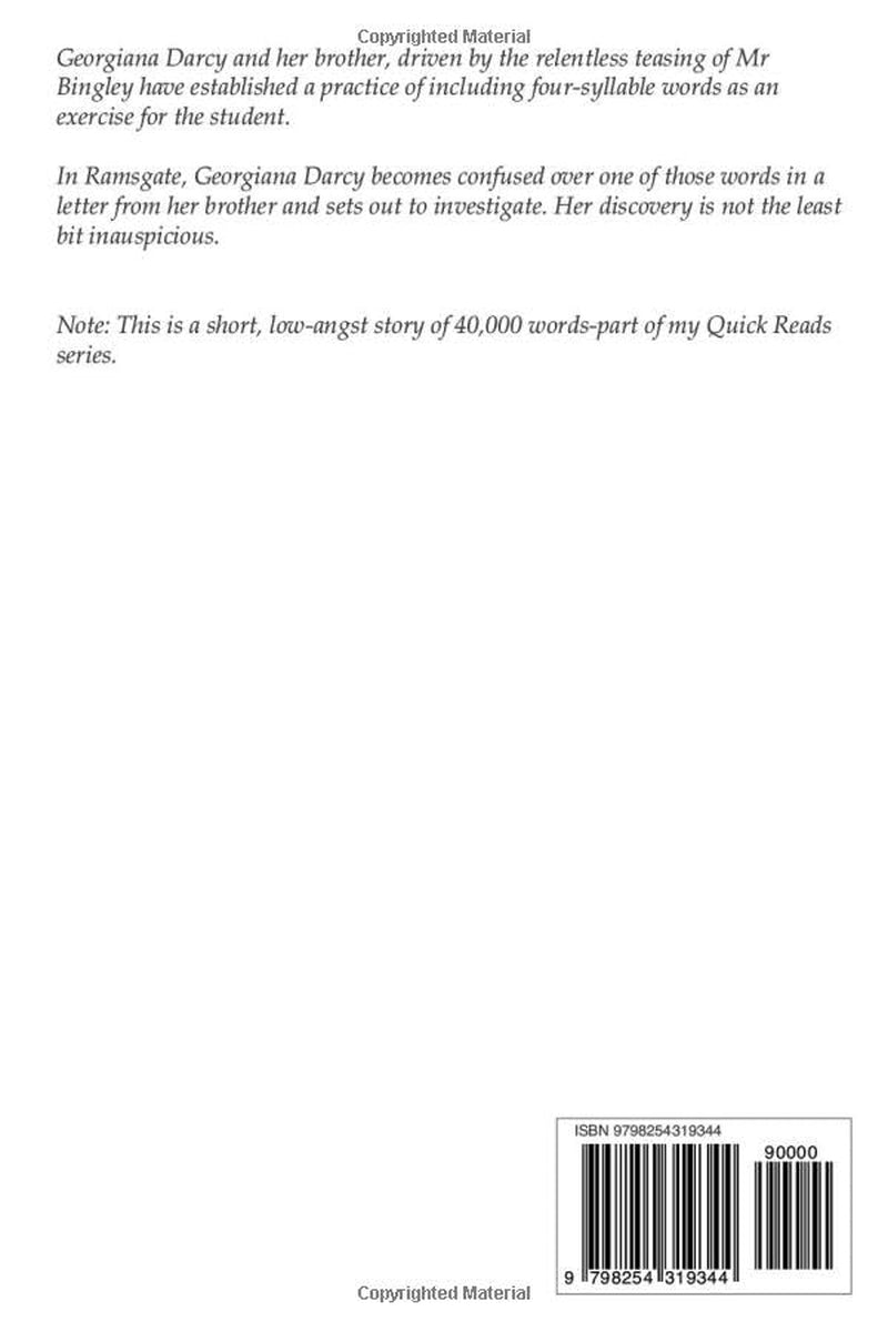 Four Syllables: A Pride and Prejudice Short