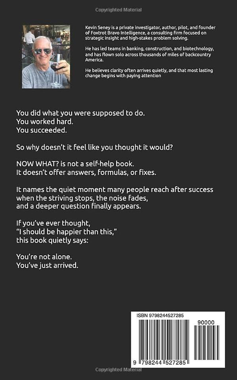 NOW WHAT?: When success arrives –- and meaning doesn't (NON FICTION)