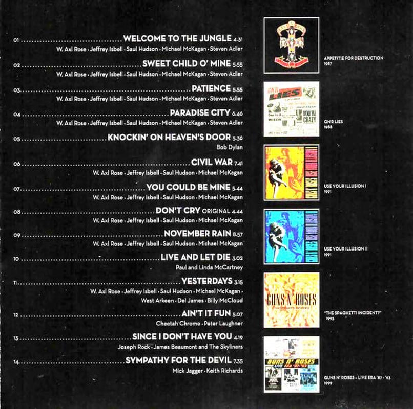 Guns & Roses: Greatest Hits | The Ultimate Guns N' Roses Collection On 1 CD