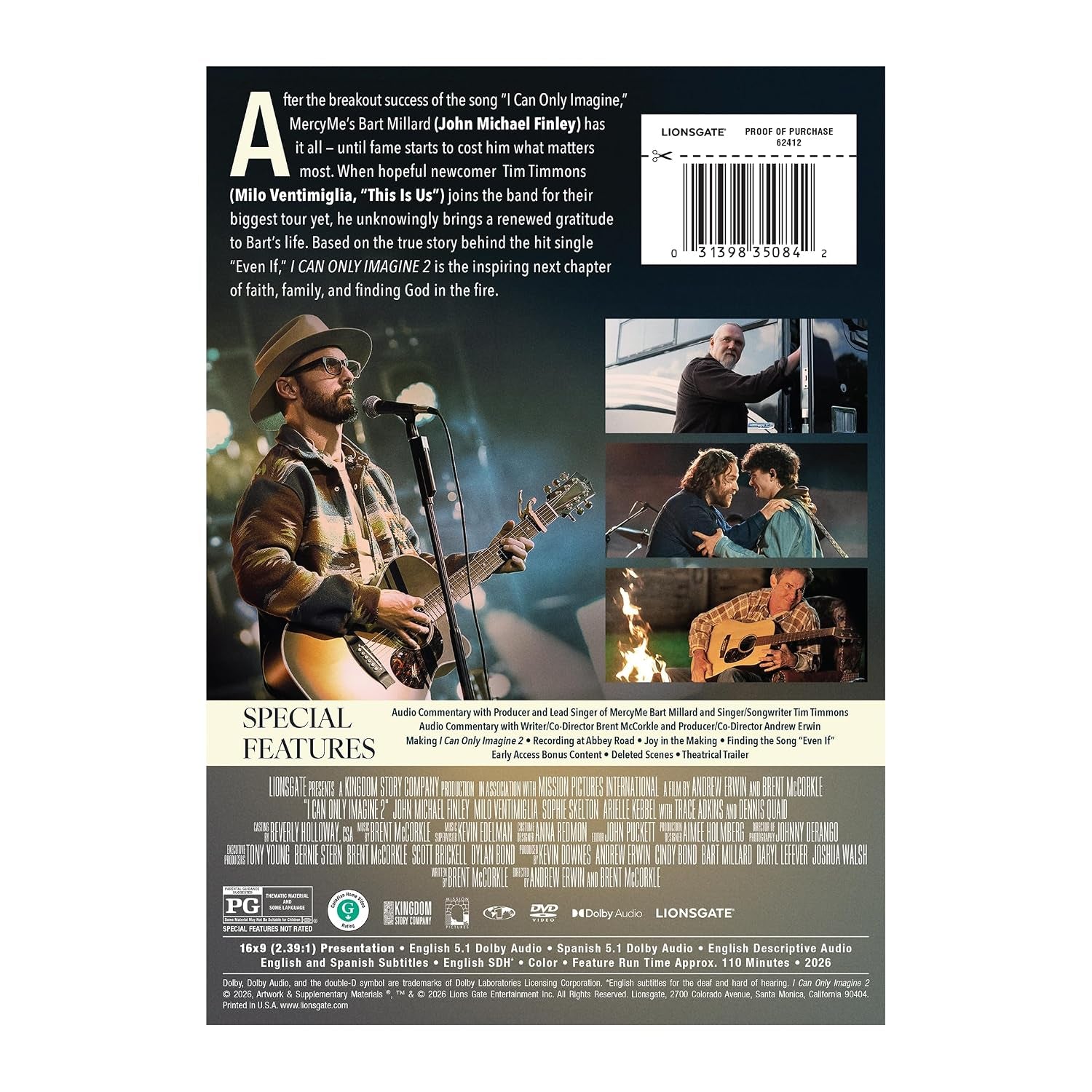 I Can Only Imagine 2 - DVD