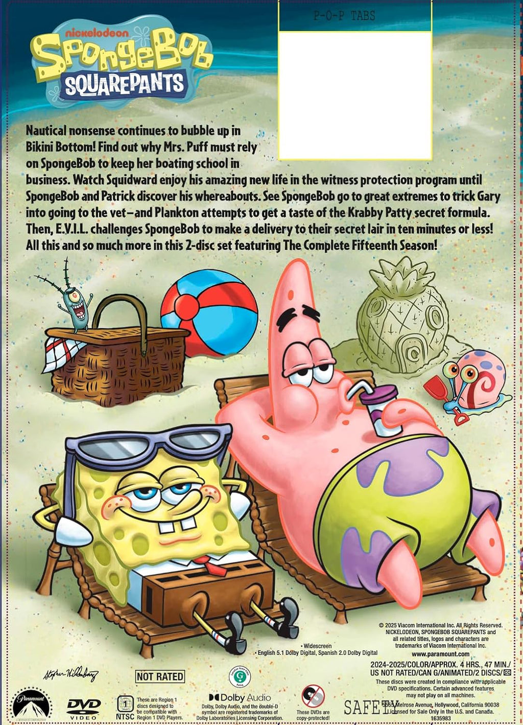 SpongeBob SquarePants: Season 15 [DVD]