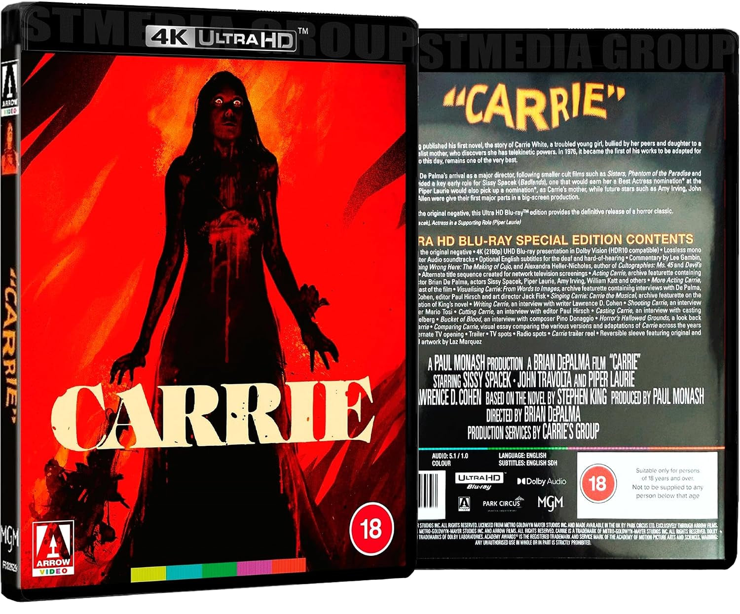 Carrie (Special Edition, Reversible cover) [4K Ultra HD] [Region Free]