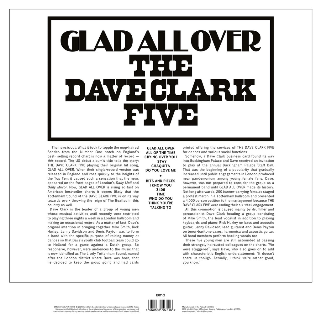 Glad All Over LP [LP]