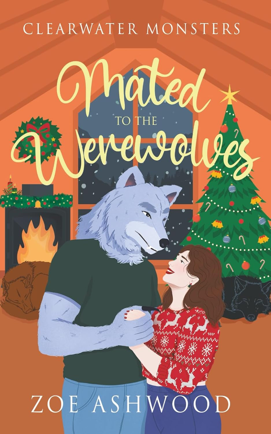 Mated to the Werewolves: A Monstrous Holiday Tale (Clearwater Monsters)