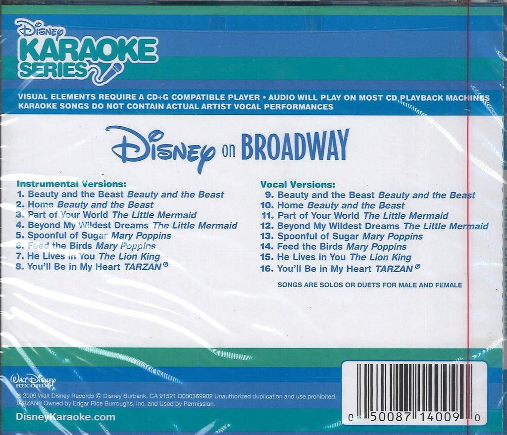 Disney On Broadway