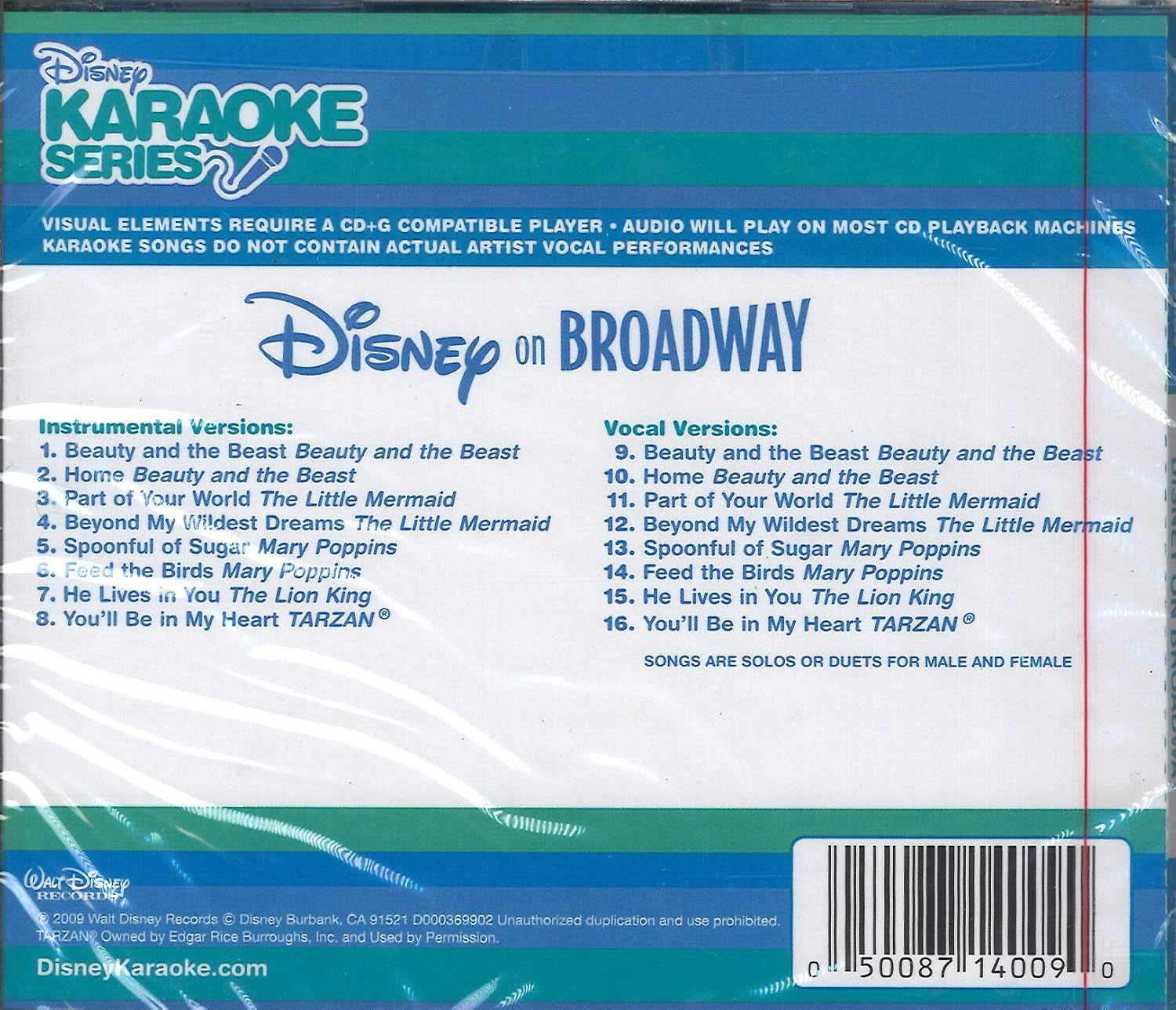 Disney On Broadway