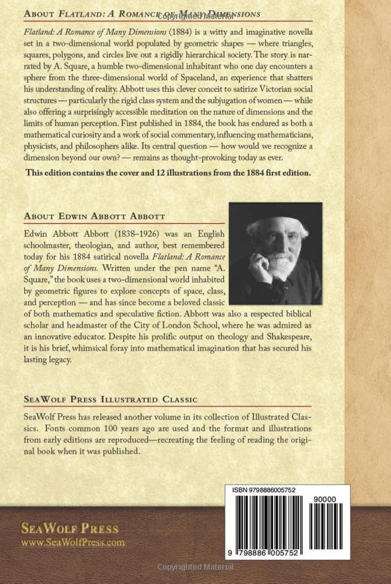 Flatland-A Romance of Many Dimensions: SeaWolf Press Illustrated Classic