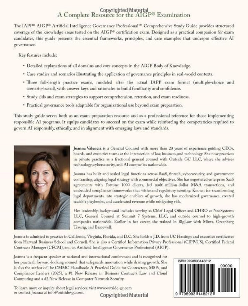IAPP® AIGP® Artificial Intelligence Governance Professional™ Comprehensive Study Guide