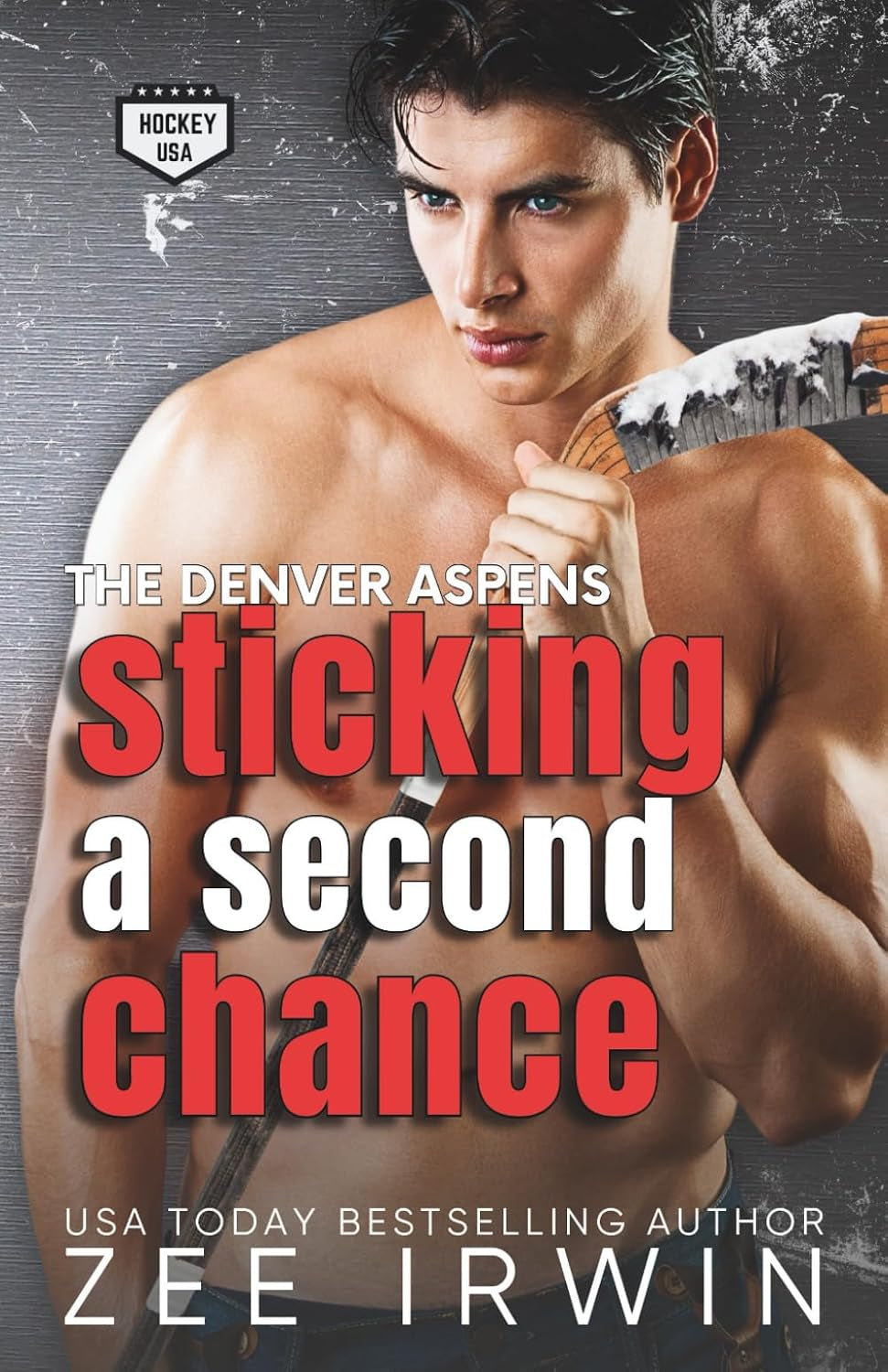 Sticking a Second Chance: The Hockey Player's Billionaire Secret, Secret Child Romance (The Hockey USA Romance Collection)