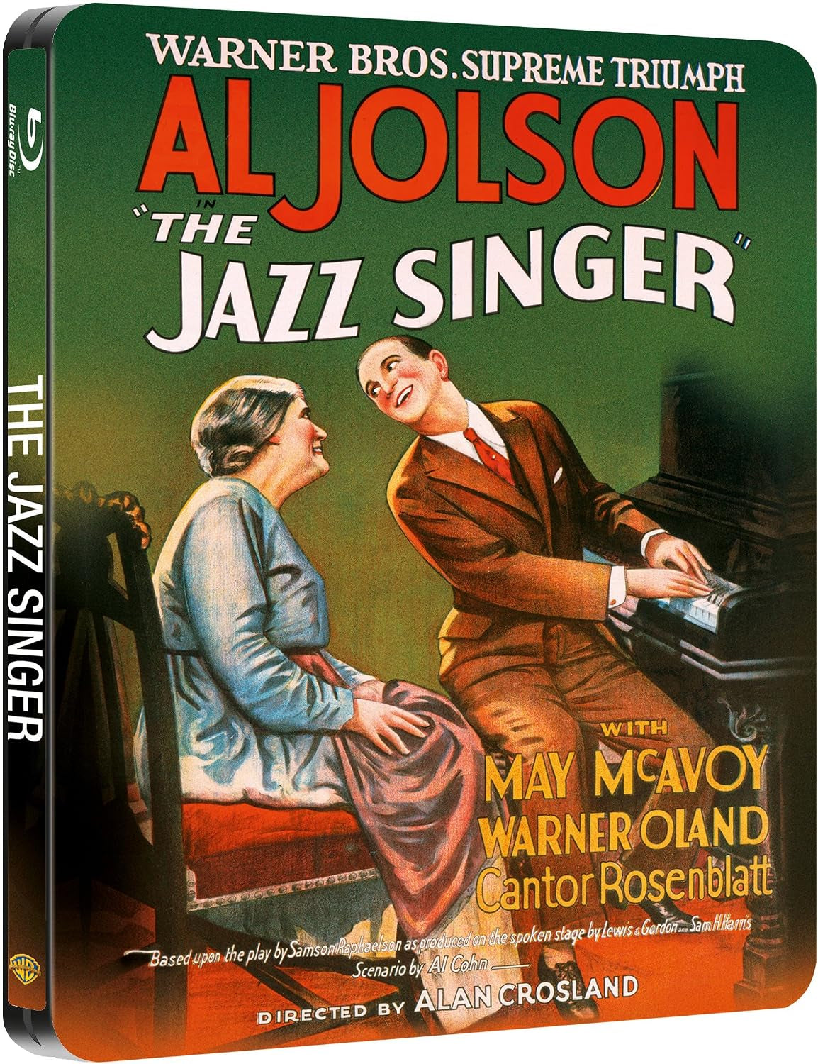 The Jazz Singer Steelbook (Blu-ray + UV Copy) [1927] [Region Free]