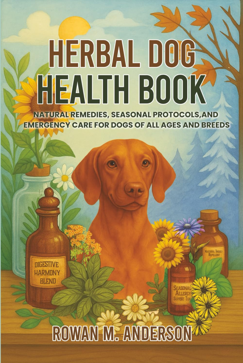 Herbal Dog Health Book: Natural Remedies, Seasonal Protocols, and Emergency Care for Dogs of All Ages and Breeds (Herbal Dog Health Series)
