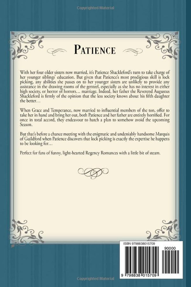 Patience (The Shackleford Sisters Book 5)