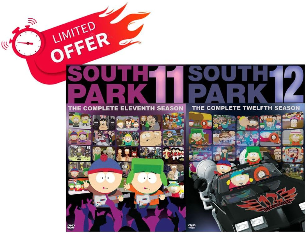 South Park DVD Collection: The Complete Eleventh & Twelfth Seasons (Seasons 11 & 12) [DVD]