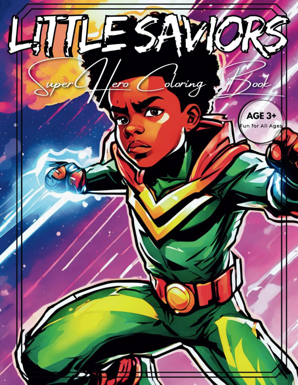 Little Saviors Super Hero Coloring Book (114 Pages), Kids Coloring Book Activity Set, Kids Super Hero, Super Hero, Anime Coloring Book, Animal Coloring Pages, Gift for Kids, 3+