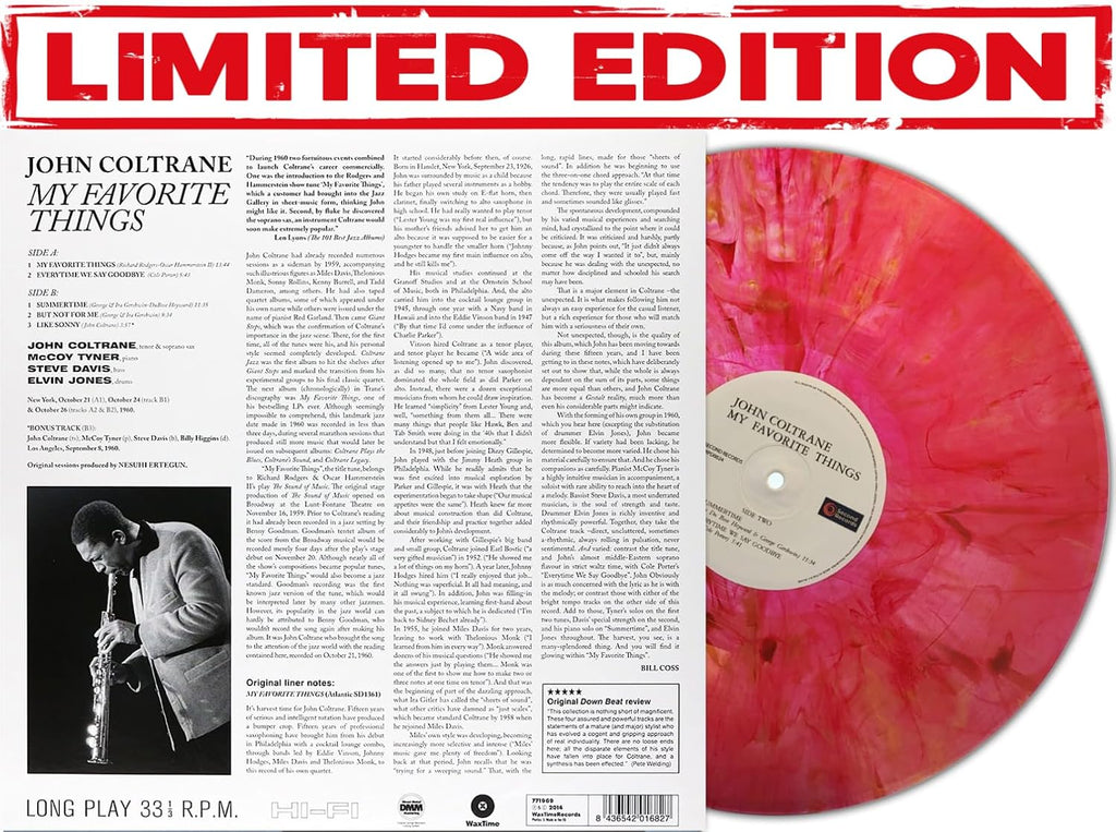 John Coltrane - My Favorite Things Limited Red/Gold Marble