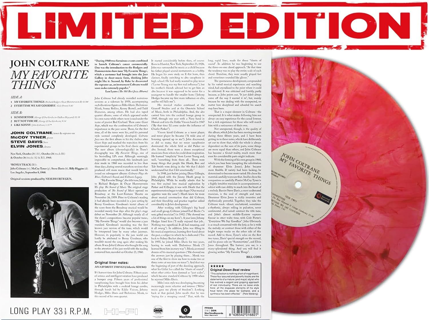 John Coltrane - My Favorite Things Limited Red/Gold Marble