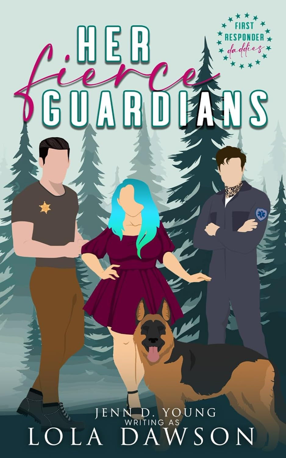 Her Fierce Guardians: An MFM Romance (First Responder Daddies)